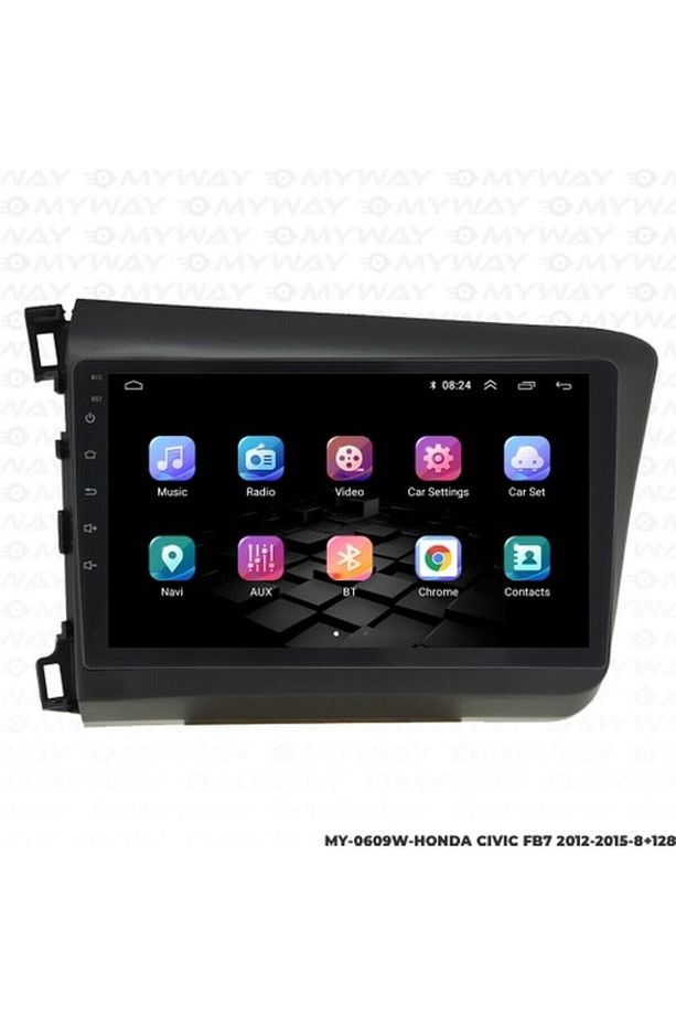 Myway Honda Civic Fb7 Android Multimedya Carplay Navigasyon Ekran - 8gb RAM+128 GB HDD - Myway - 6