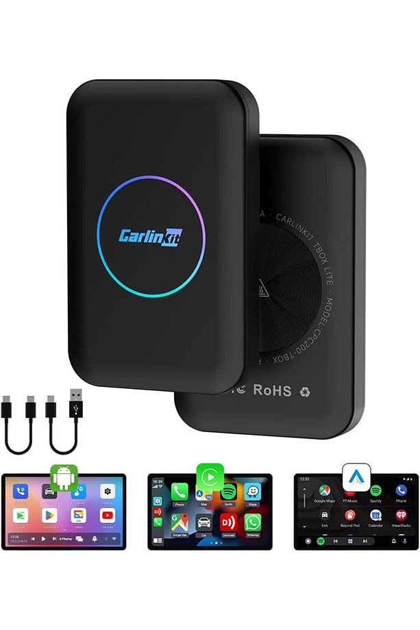 Carlinkit 3in1 Video Destekli 4GB/32GB Kablosuz CarPlay & Android Auto Smart AI Box Netflix&Youtube - 1