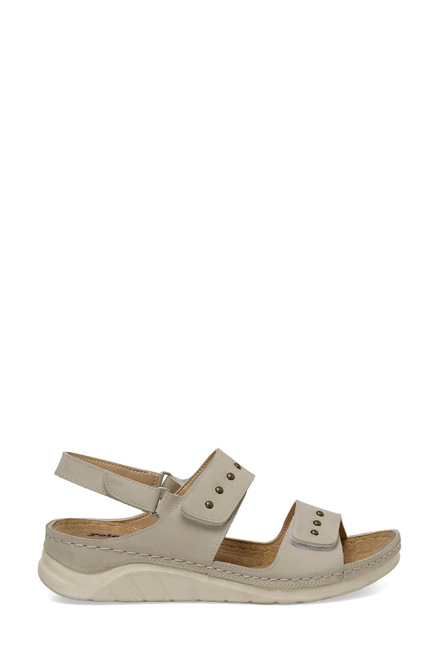 166328.Z4FX Bej Kadın Comfort Sandalet - 1