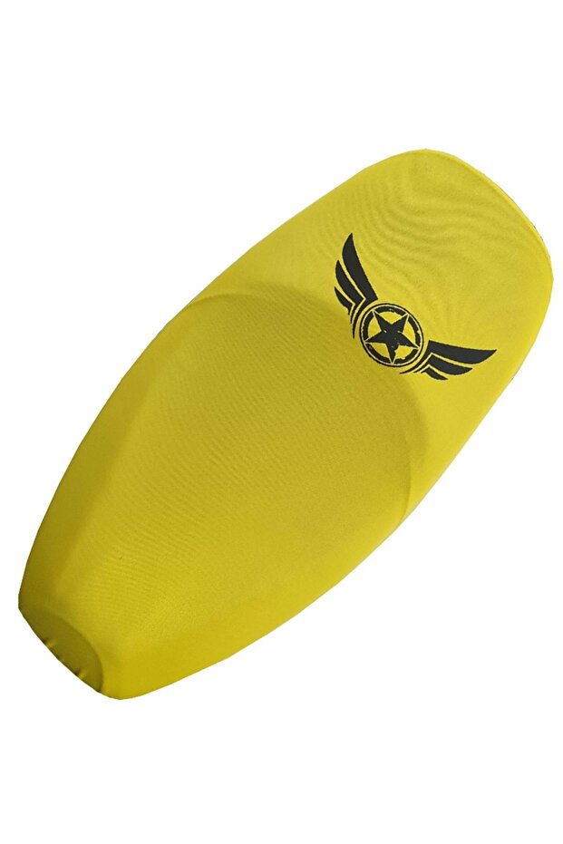 Scooter seat cover lycra yellow