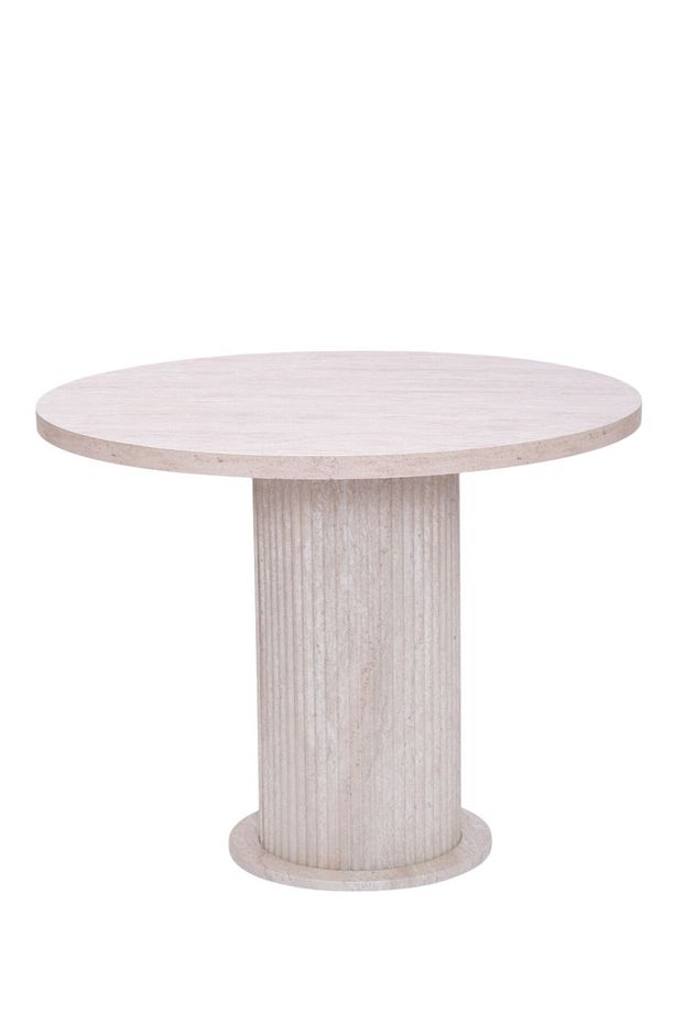 Bohem Yuvarlak Lak Panel Mutfak Masası 100cm - 1
