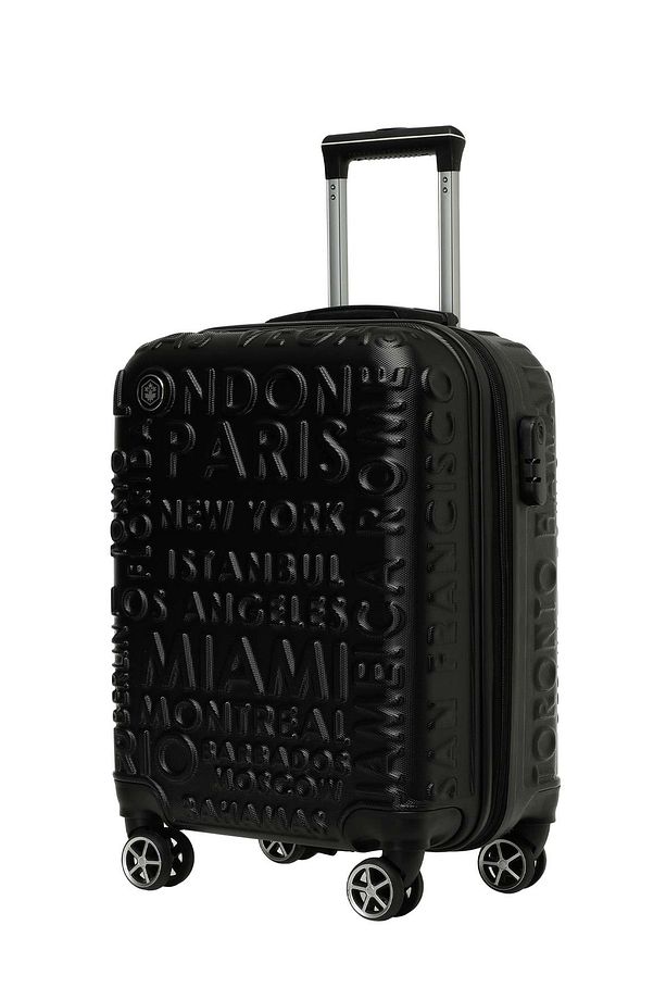 LUGANO -K ABS 4FX Siyah Unisex Küçük Boy Valiz - 2