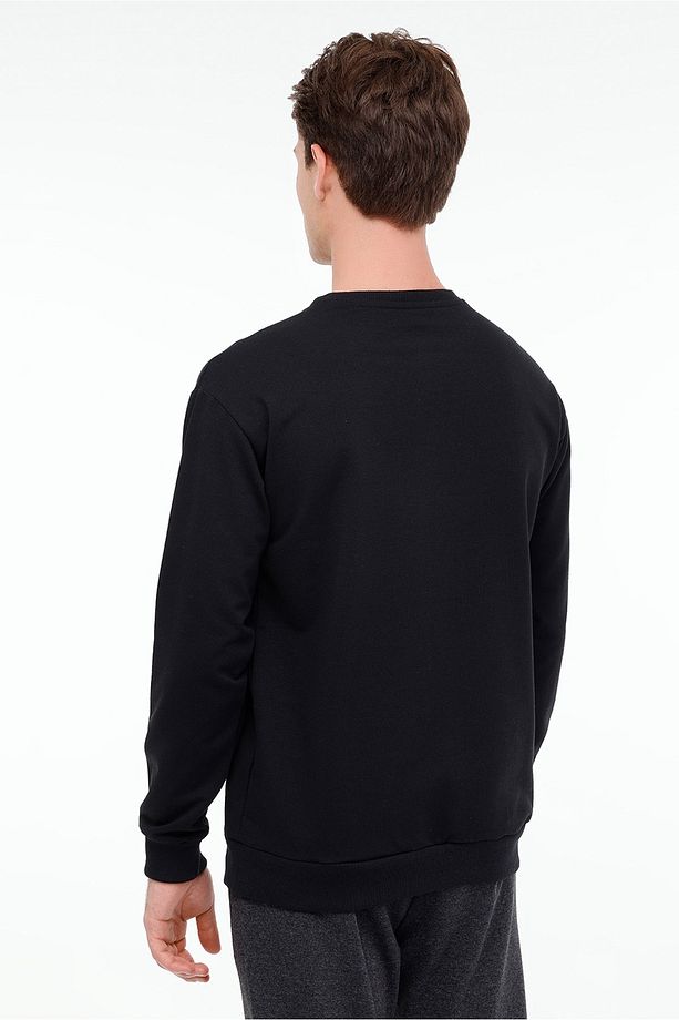 MR RJN90 C SW 4PR Siyah Erkek Sweatshirt - 2