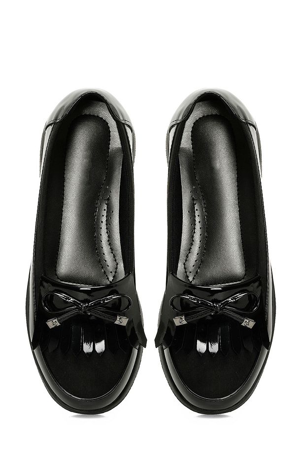 166550.RZ4PR Siyah Kadın Loafer - 4