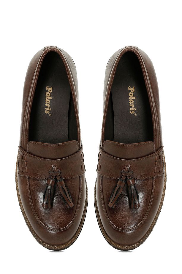 324011.Z 4PR Taba Kadın Loafer - 4