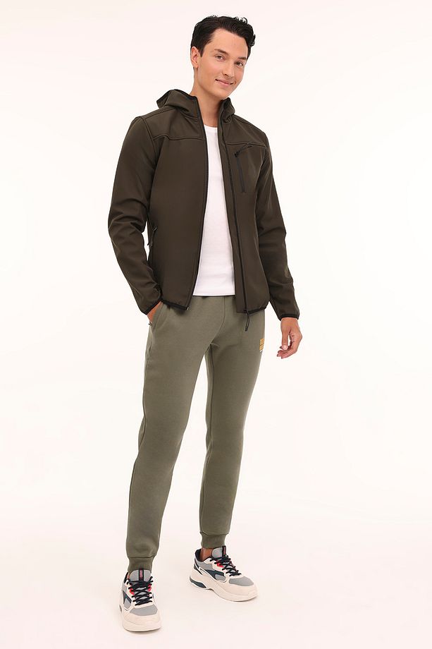 ML BASIC SOFTSHELL 4PR Haki Erkek Softshell - 3