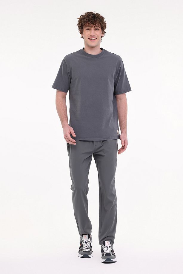 MB C NECK 11BS38 5FX Antrasit Erkek Kısa Kol T-Shirt - 3