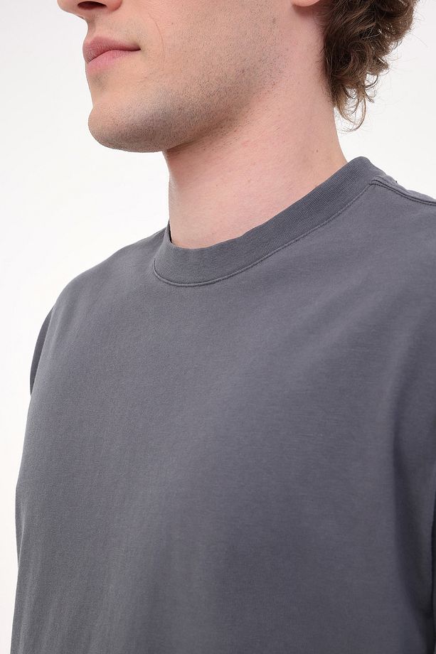MB C NECK 11BS38 5FX Antrasit Erkek Kısa Kol T-Shirt - 4