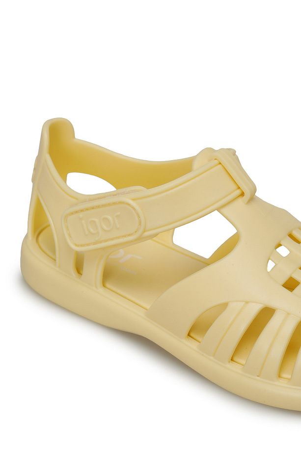 TOBBY SOLID VANILYA Unisex Çocuk Düz Sandalet - 7