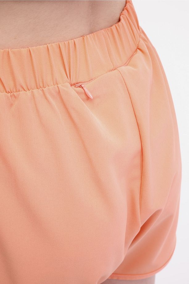 W-MIU RUNNING SHORT 5FX Turuncu Kadın Şort - 6