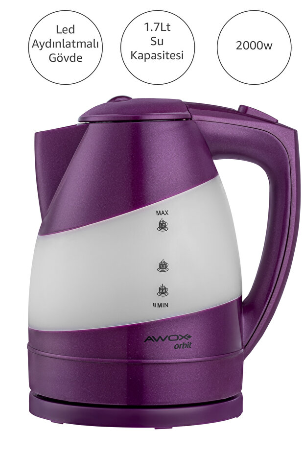 Orbit Gizli Rezistanslı Kettle Mürdüm - 2