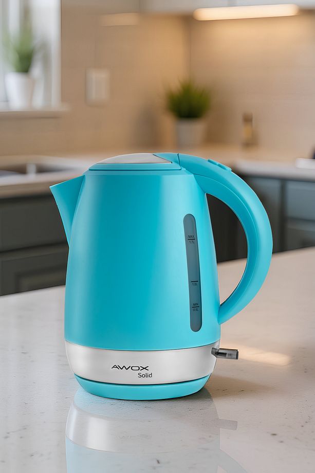 Solid Su Isıtıcı Kettle Mavi - 1