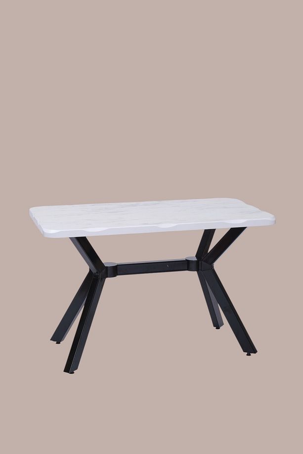 Kütük MDF Boyalı Lak Panel Mutfak Masası 70x120 - 1