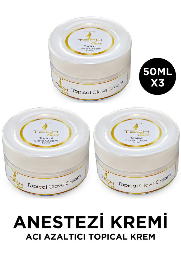 3’lü Acı Azaltıcı Anestezi Topikal Krem Lazer Epilasyon Ağda Dolgu Prp Kalıcı Makyaj Yüz Krem - 1