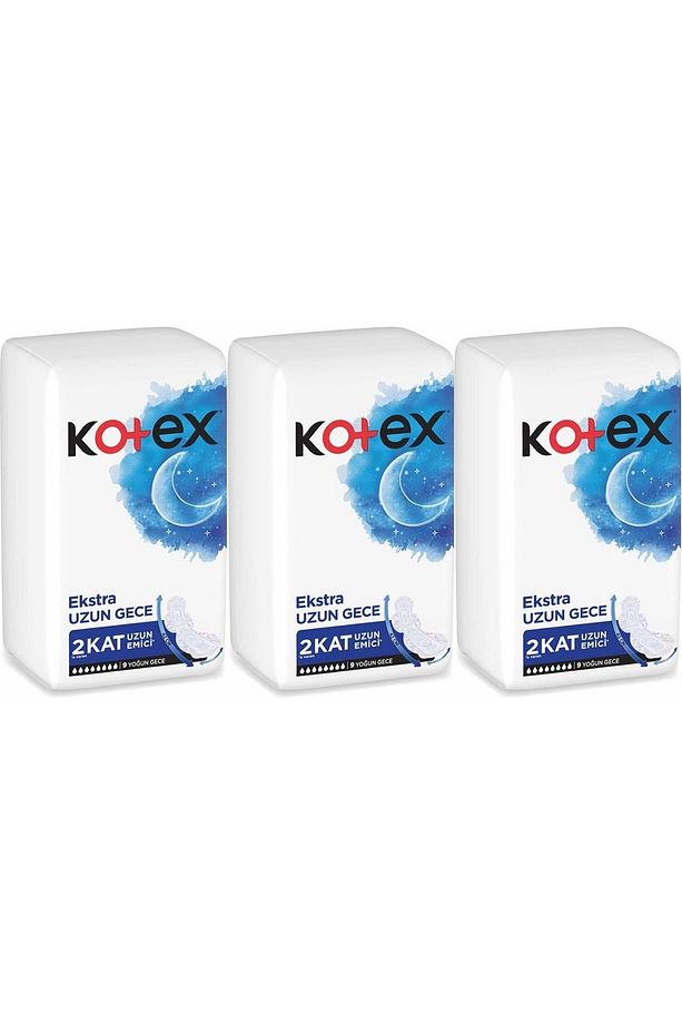 Hijyenik Ped Ekstra Uzun Gece 27 Li Set (3PK*9) - 1
