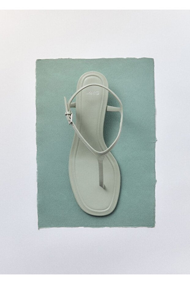 Kitten topuklu bantlı sandalet - 5