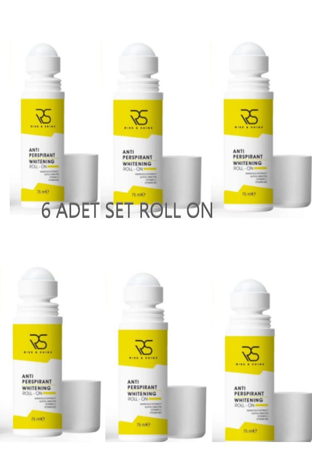Rise and shine Antiperspirant Whitening Roll-on - 75 ml 6 ADET - 1