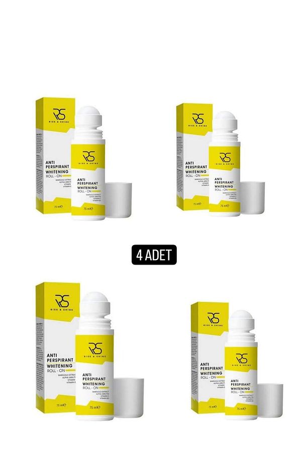 Rise And Shine Antiperspirant Whitening Roll-on - 75 Ml 4 adet - 1