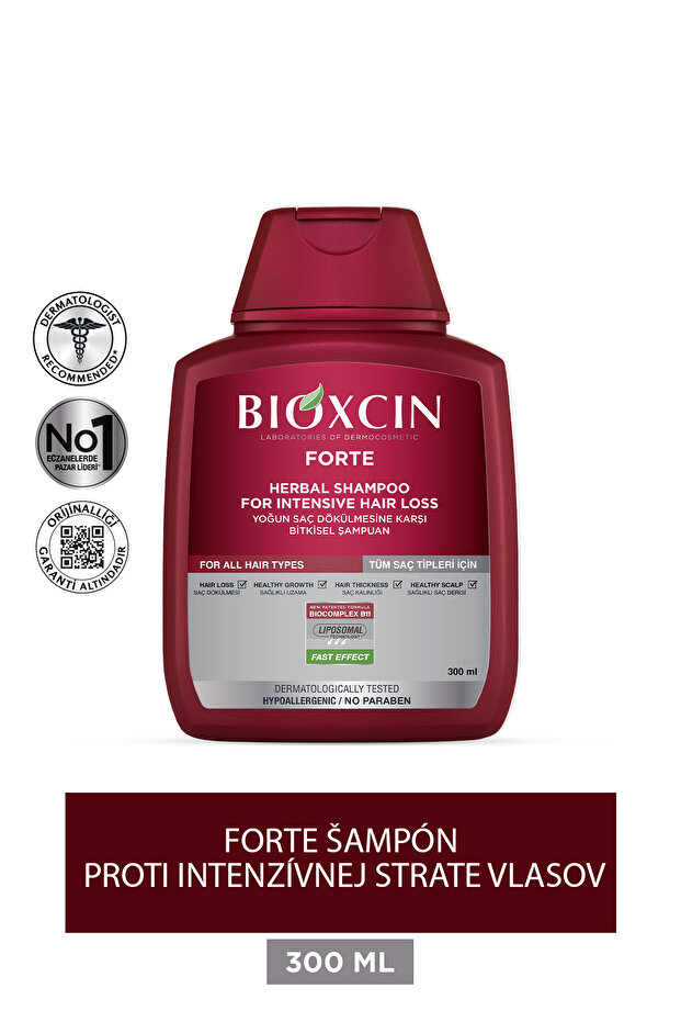 Forte 300 ml šampón - intenzívny šampón proti vypadávaniu vlasov pre všetky typy vlasov - 2