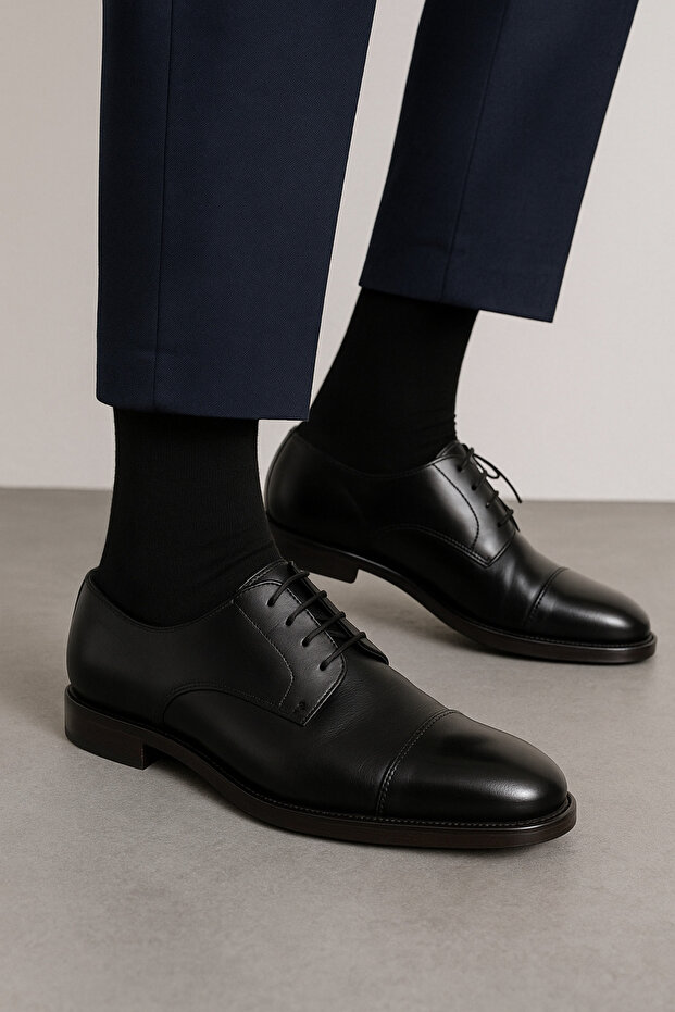 Erkek Bambu Siyah Çorap - 1