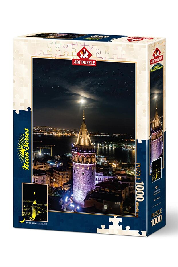 Heidi Toy Art Puzzle Galata Tower 1000 Pieces Neon 5241