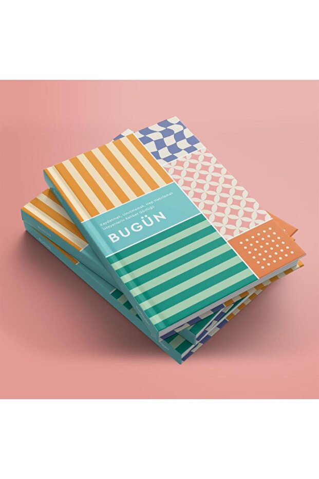 Bugün Günlük Defteri - Desenli - 1