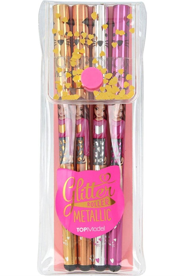 Simli Metalik Kalem - 1