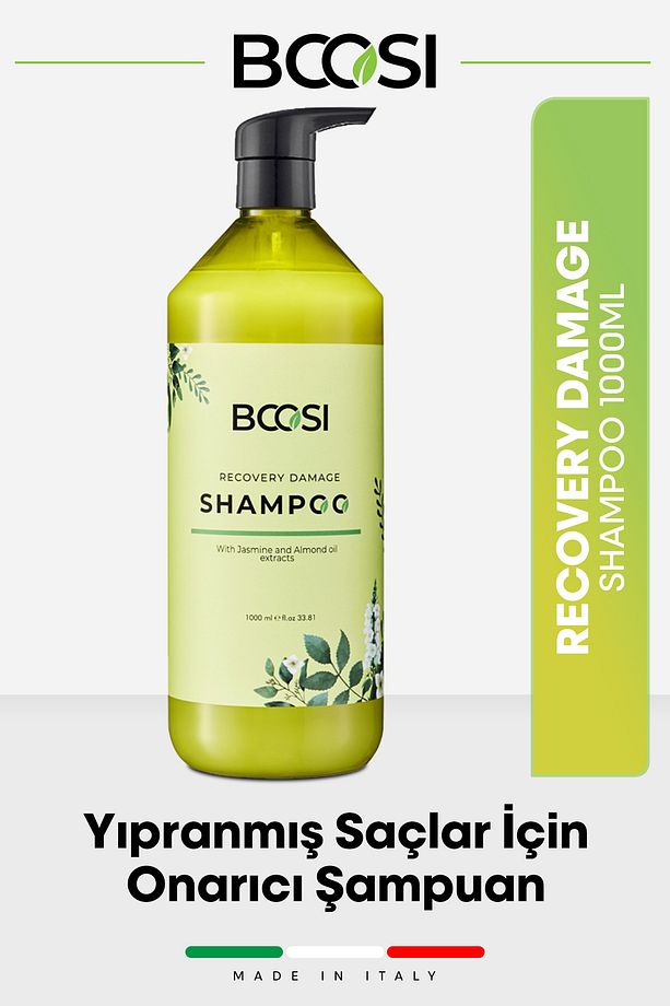 Recovery Damage Yıpranmış Saçlar İçin Onarıcı Şampuan 1000ml - 1