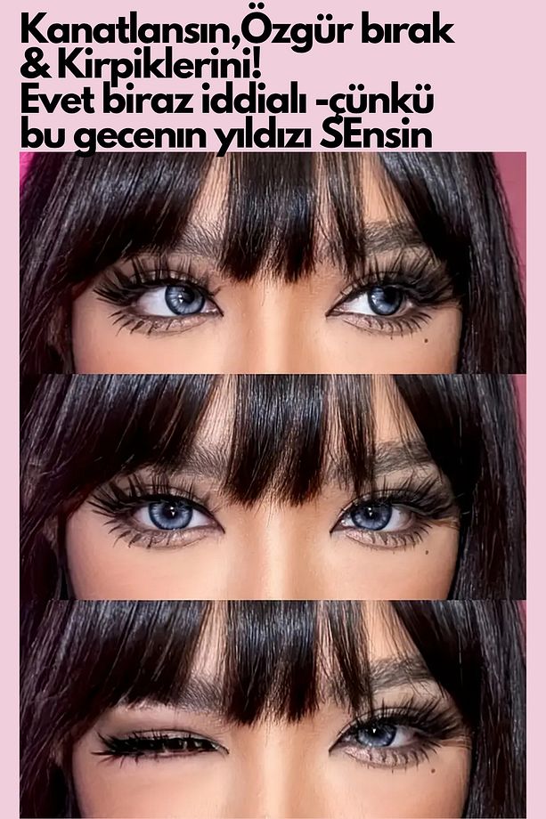 ALARA'NIN KİRPİK KOLEKSIYONUNDAN 3D PERFORMANS LİFTİNG GÖRÜNÜMLÜ EXTRA HACIMLI 7 ÇİFT LUXRY KİRPİK - 5