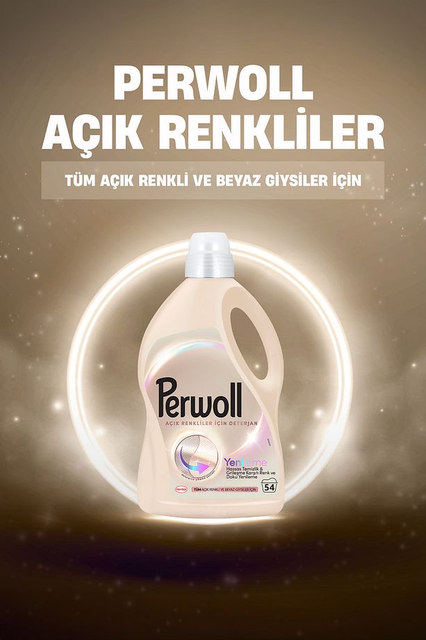 Sıvı Deterjan Hassas Bakım Açık Renk 2.97L (54 Yıkama) Çiçek Cazibesi Koyu Renkler 2.75L (50 Yıkama) - 8