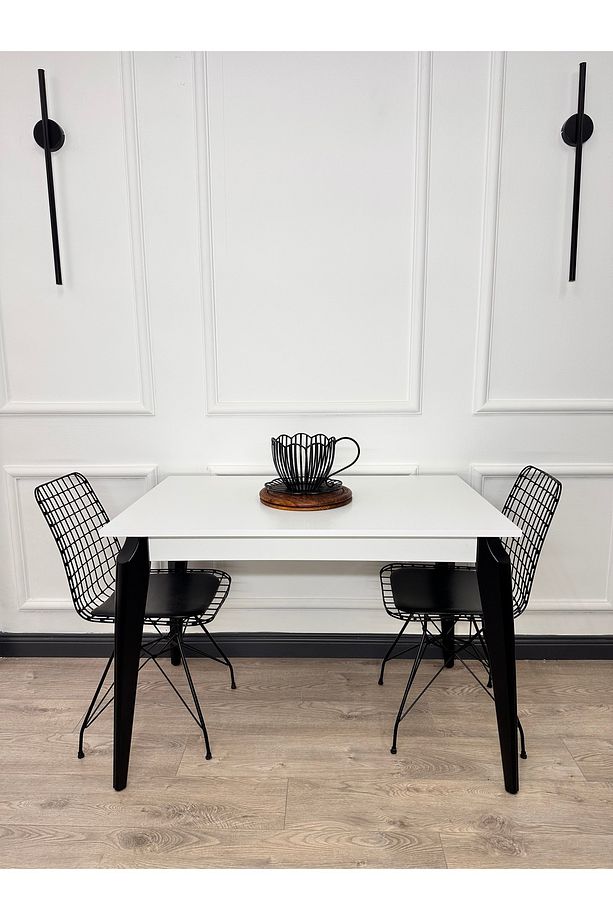 Mutfak Masası MDF Sabit 70 X 110 Yemek Masası MDF Çalışma Masası - 5
