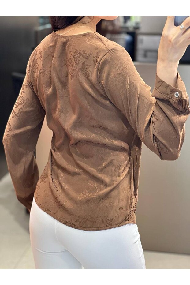 Saten bluz - 3