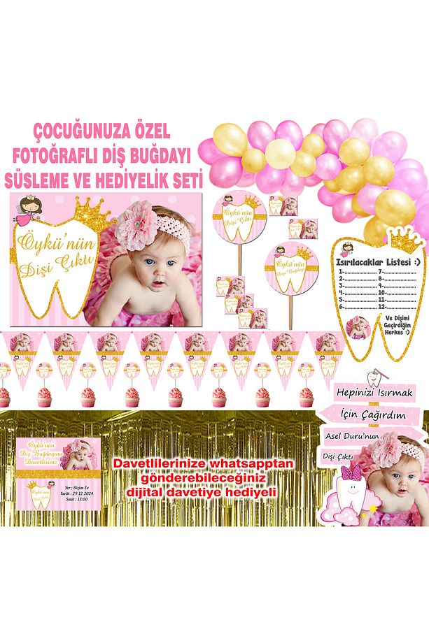 Diş Buğdayı Süsleme Ve Hediyelik Seti - 1