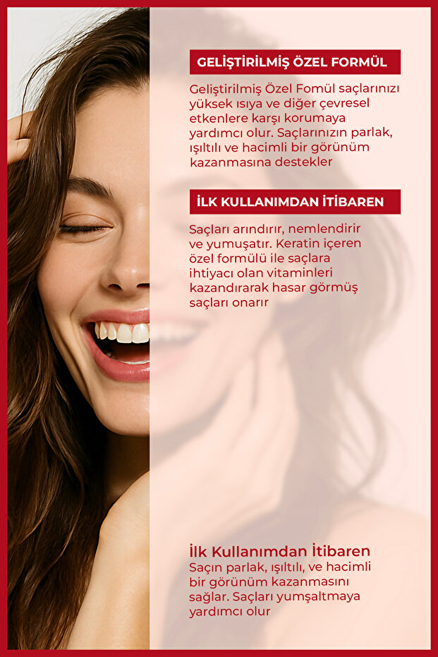 Isı Ve Güneş Koruyucu Etkili Saç Spreyi 200 ml (Keratin + Hidrolize Pirinç Proteini) - 5