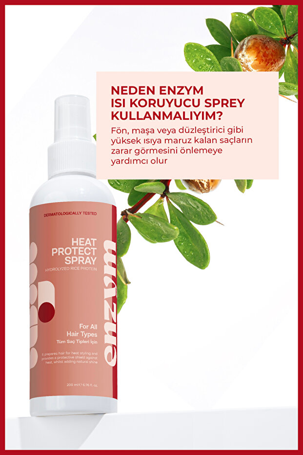 Isı Ve Güneş Koruyucu Etkili Saç Spreyi 200 ml (Keratin + Hidrolize Pirinç Proteini) - 3