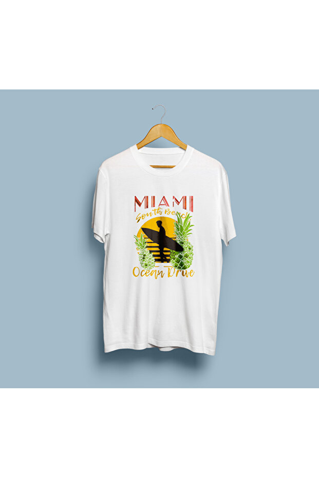 Miami Beach Unisex Oversize T-shirt