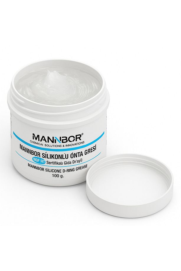 Mannboron Nano Slikonlu Conta Gresi NSF H1 Gıda Uyumlu 100 grm - 1