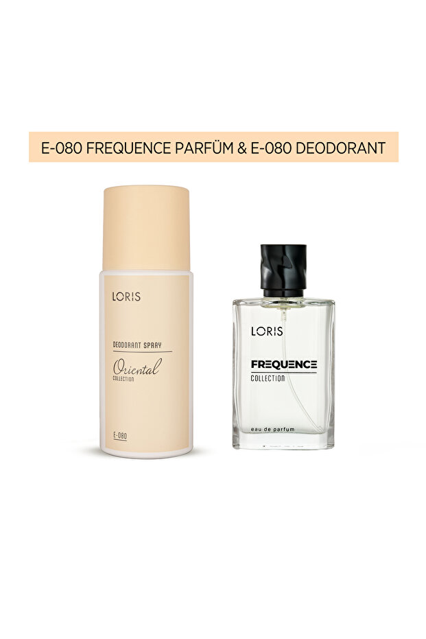 E-080 Frequence Erkek Parfüm 50 Ml & E-080 Erkek Deodorant 150 Ml - 1