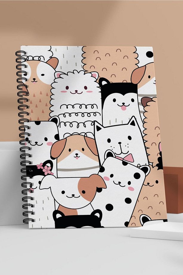 Defter - Bullet Journal | Noktalı | A5 | Çelik Spiral | 90 Sayfa | Sert Karton Kapak - 1