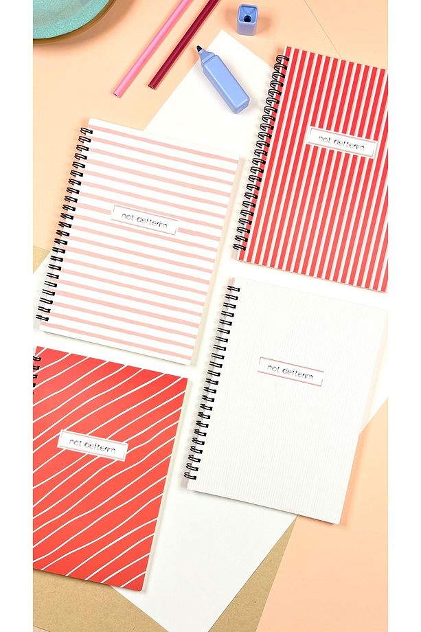 Okul Defter Seti - 4'lü Kareli - A5 - 90 Sayfa - 2