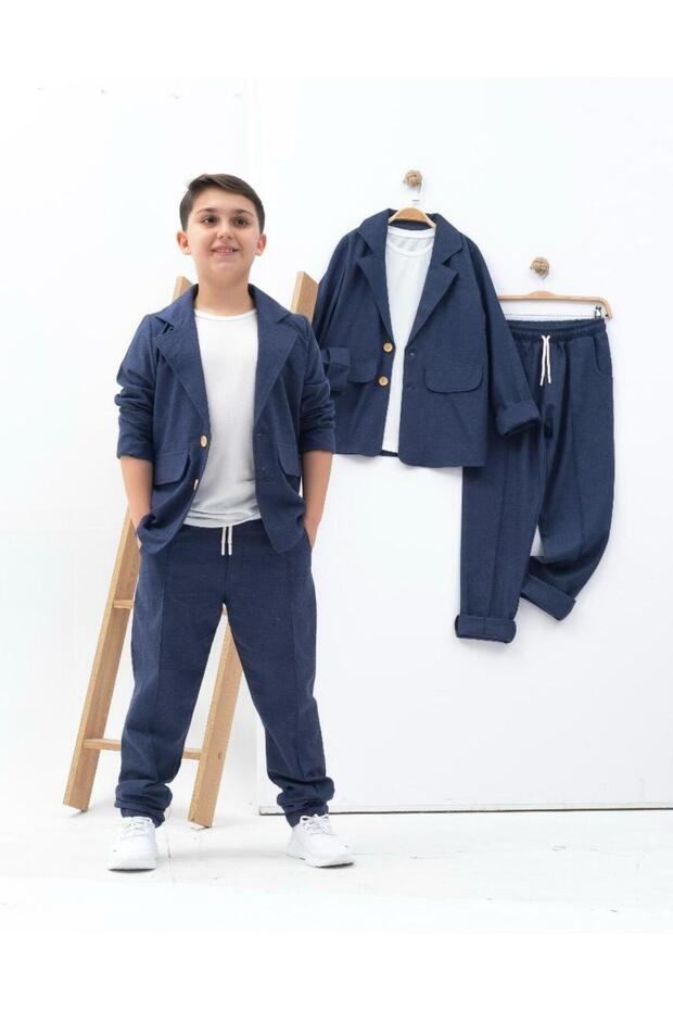 بدلة الصبي الكتان - 1