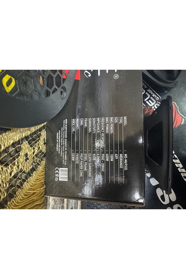 6x9 M69sql Oval Midrange Çift Değeri 800w 200 Rms Özel Sql Net Ses - 5