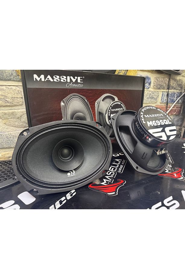 6x9 M69sql Oval Midrange Çift Değeri 800w 200 Rms Özel Sql Net Ses - 2