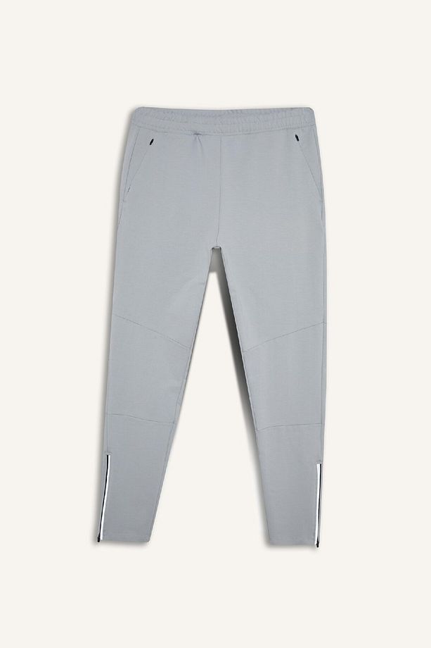 DeFactoFit Slim Fit Sporcu Jogger Eşofman Altı Dar Kesim Fermuarlı Paça  D7998AX25SP - 8