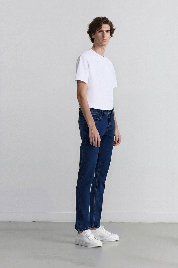 Sergio Regular Fit Normal Kalıp Normal Bel Boru Paça Jean Pantolon E3311ax25sp - 4