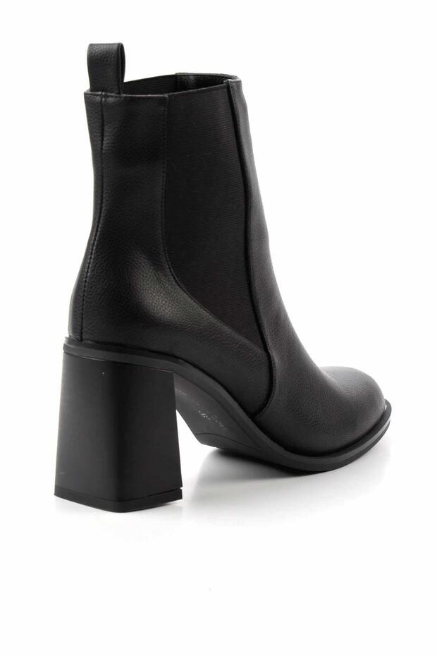 Siyah Kadın Bot & Bootie K02209070509 - 8