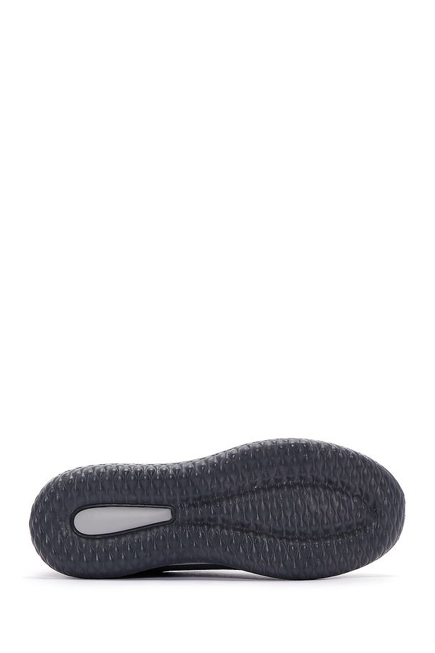 Zero Erkek Gri Bağcıklı Kalın Tabanlı Kumaş Sneaker 25sfd69046f - 4