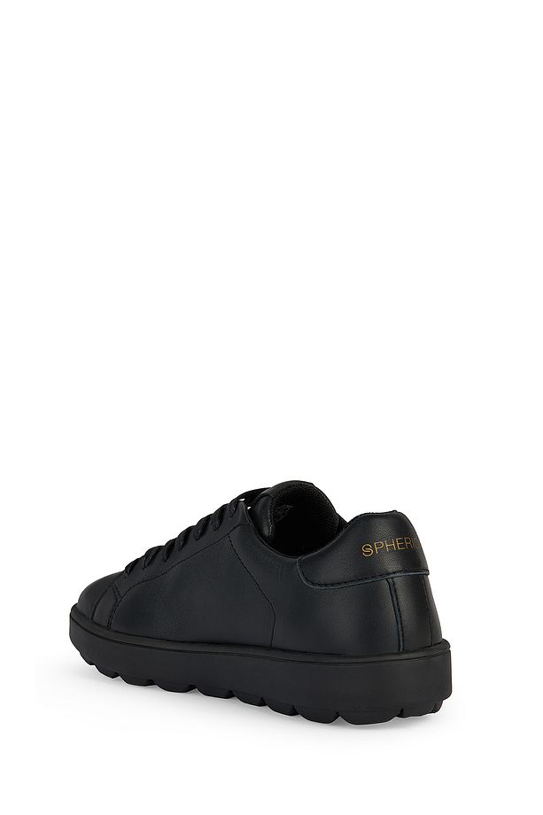 Kadın Siyah Spherica Ecub-1 Bağcıklı Deri Sneaker D45web00085c9999 - 4