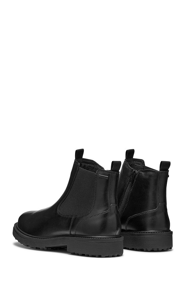 Erkek Siyah Lagorai Abx Fermuarlı Waterproof Deri Casual Bot U46hqb00043c9999 - 5
