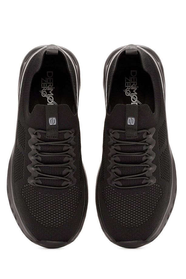 Zero Erkek Siyah Bağcıklı Kalın Tabanlı Sneaker 25sfd69176f - 7